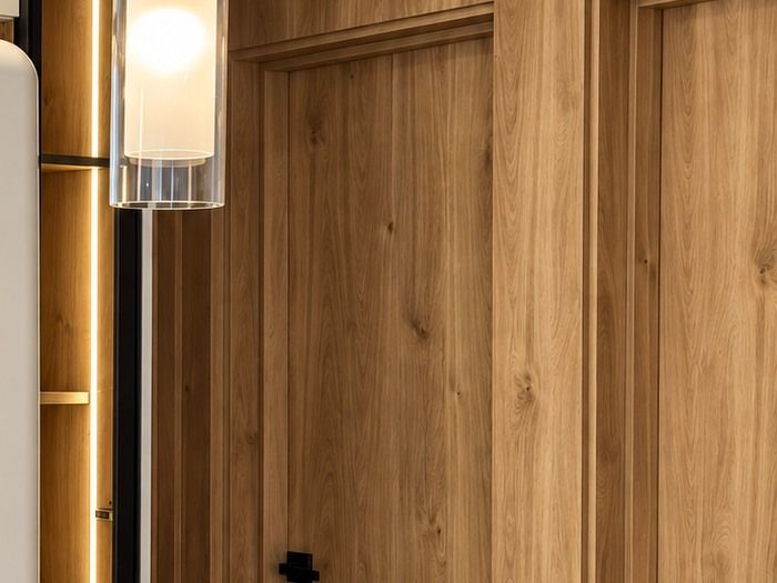 Puertas de intercomunicación en madera fabricadas por Kooben
