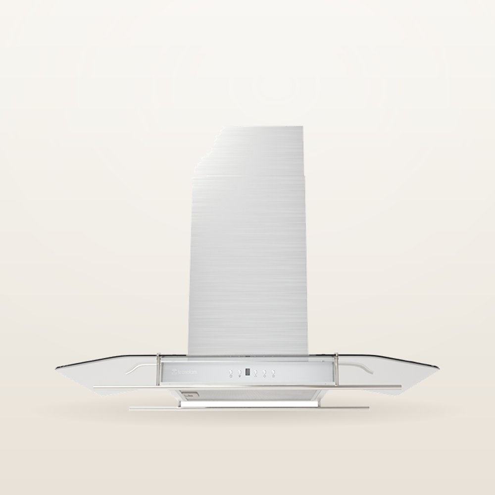 Campana decorativa isla 90 cm Tecnolam AURORA IS.AC90
