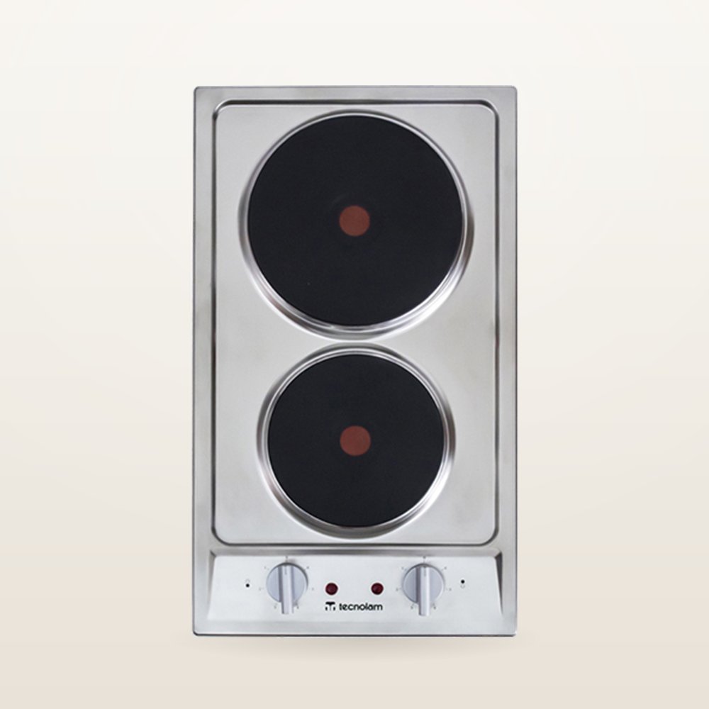 Parrilla 2 platos eléctricos -Mandos frontales Tecnolam EH302