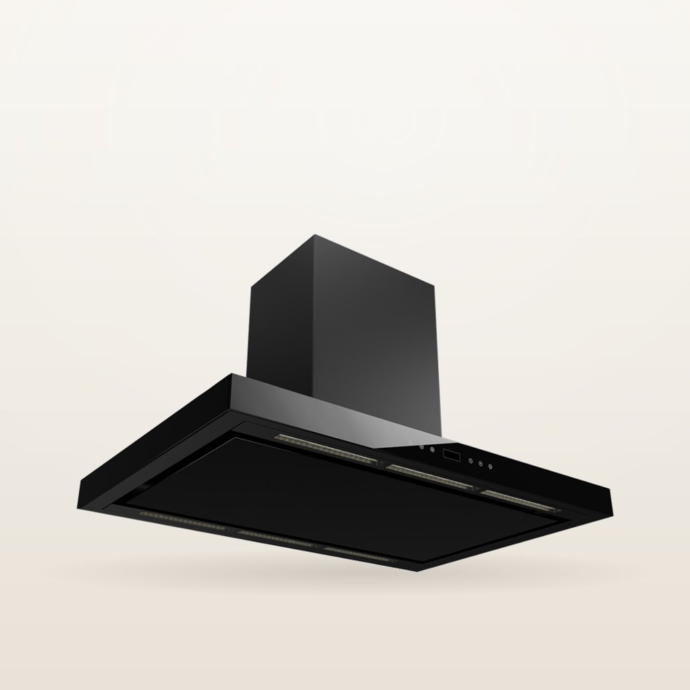 Campana de pared 90 cm Tecnolam FENIX.NE90