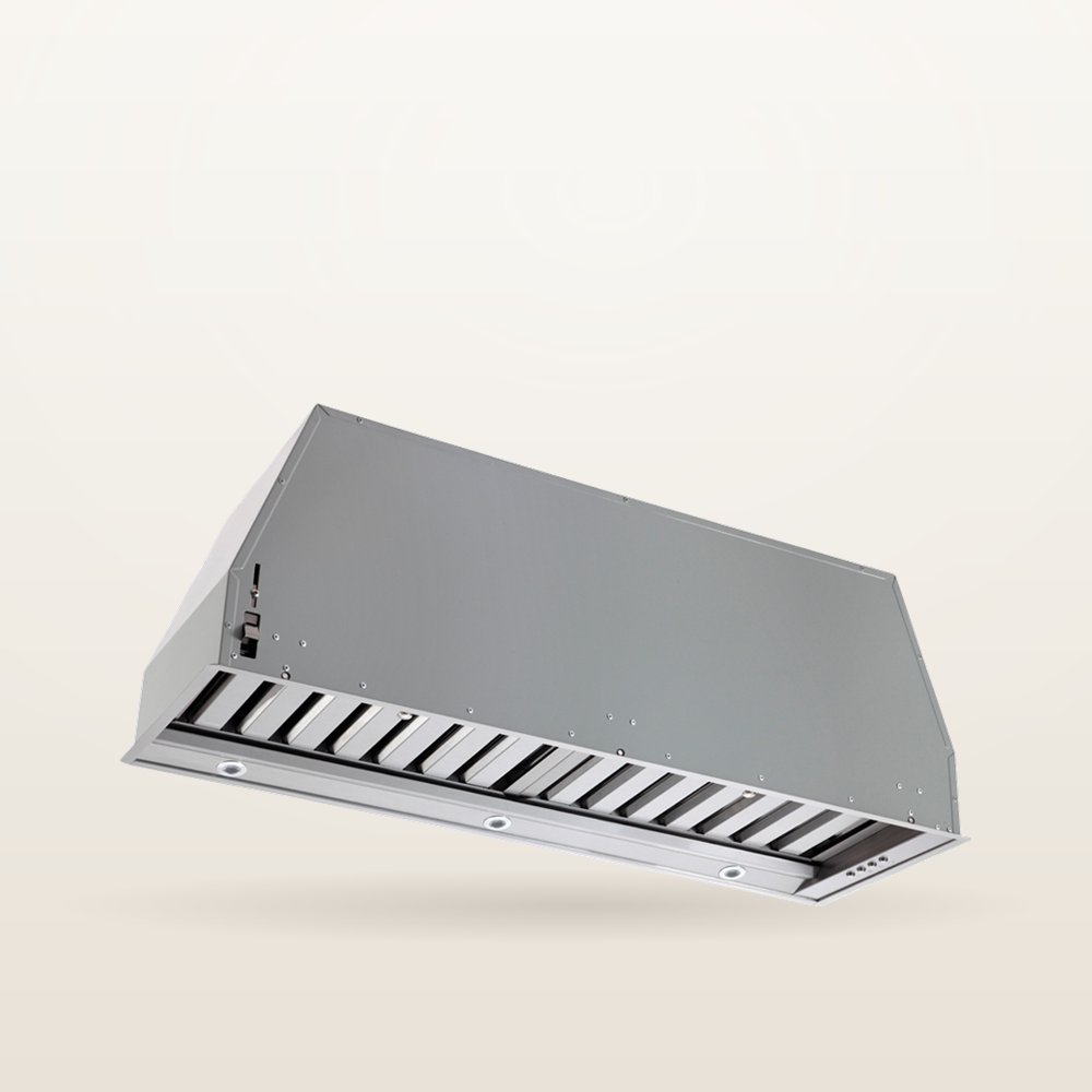 Campana integrada Potenza acero de 85 cm Tecnolam POTENZA85.AC
