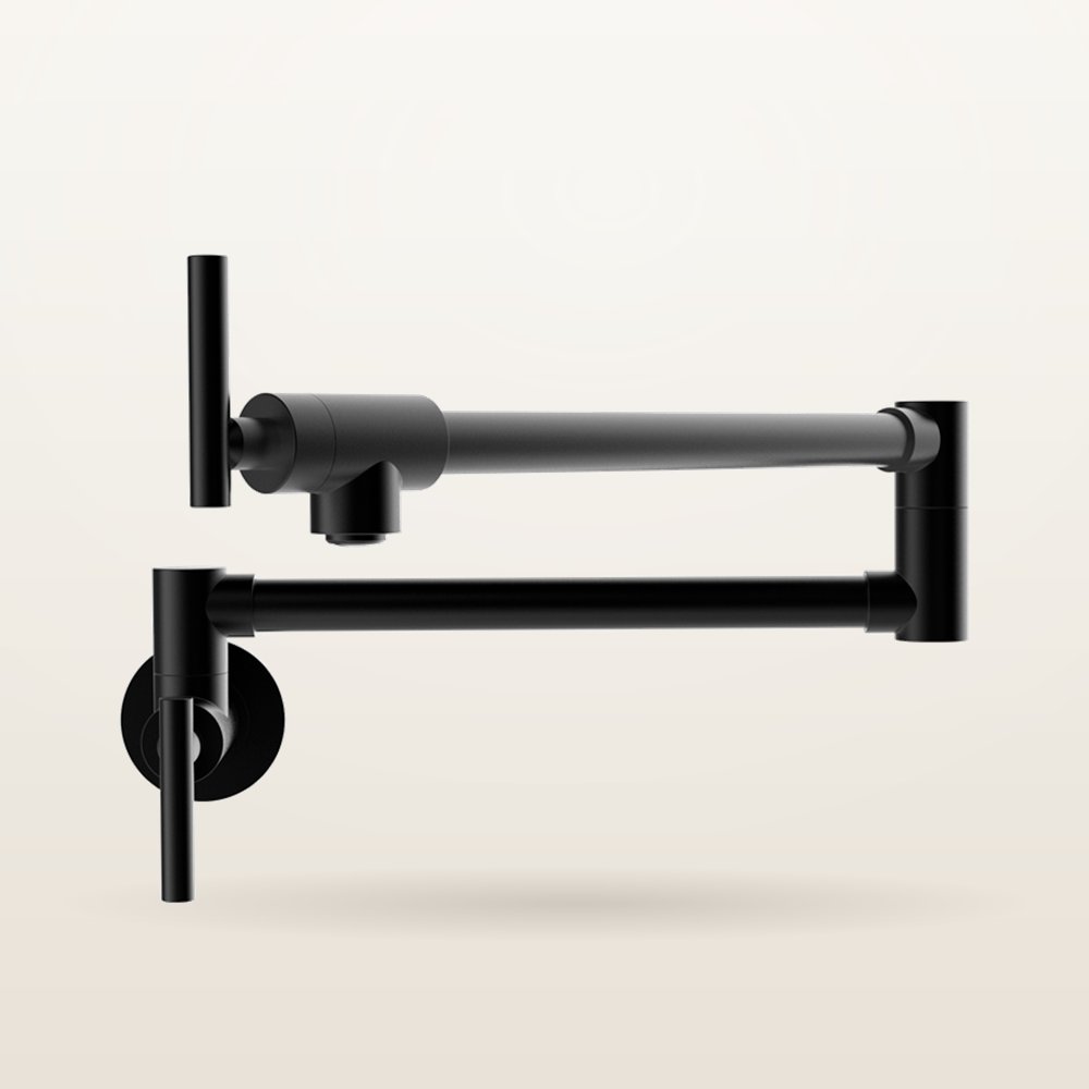 Mezcladora monomando para cocina Tecnolam TEC124NEGRO