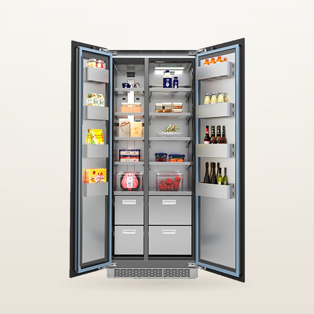 Refrigerador panelable 91cm Tecnolam TSS906P